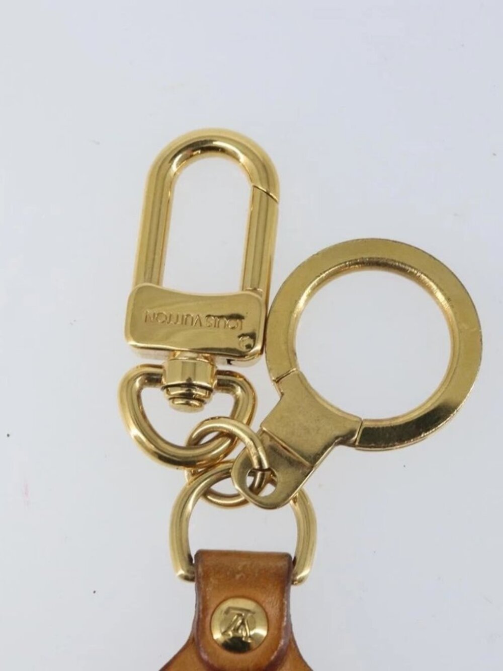 LOUIS VUITTON Takashi Murakami Porte Cles Panda Charm Leather M62637 Auth 172023 - Picture 8 of 8